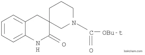Molecular Structure of 189320-46-5 (TERT-BUTYL 2'-OXO-2',4'-DIHYDRO-1'H-SPIRO[PIPERIDINE-3,3'-QUINOLINE]-1-CARBOXYLATE)